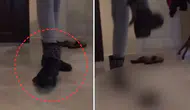 O görüntüler sosyal medyayı ayağa kaldırdı ! Kaplumbağaya işkence eden kadına tepki yağdı