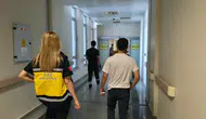 Adıyaman'da inşaat işçisinin başına fayans düştü