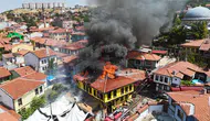 Eskişehir'de tarihi Odunpazarı evinde yangın : 2 kişi dumandan etkilendi