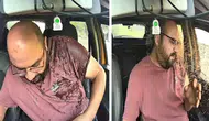 Artvin’de taksi şoförü ölümden döndü ! Kamyonun sıçrattığı çamurlu su taksinin içine girdi