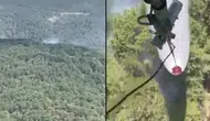 Edremit'te orman yangını ! Yıldırımın neden olduğu değerlendiriliyor