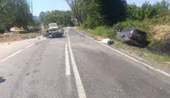 Manisa'da otomobiller kafa kafaya çarpıştı : 2 ölü, 2 yaralı