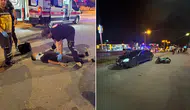 Burdur'da motosiklet kazası : 2 kişi yaralandı