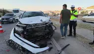 Kırıkkale'de iki otomobil çarpıştı : 4 yaralı