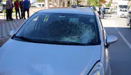 Gümüşhane'de otomobilin çarptığı yaya hastaneye kaldırıldı