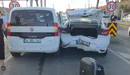 Eyüpsultan’da zincirleme kaza : 4 araç çarpıştı, 2 kişi yaralandı