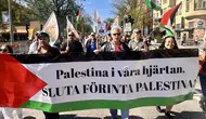 İsveç’te İsrail’in Gazze ve Lübnan saldırıları protesto edildi