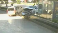 Alanya'da otomobil dehşeti ! Önce genç kıza ardından otobüs durağına çarptı
