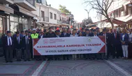 Edirne'de Gaziler Günü yürüyüşü : Türk bayraklarıyla kortej oluşturuldu