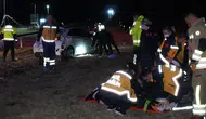 Edirne-Havsa yolunda feci kaza ! 80 metre sürüklenip takla attı