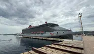 Bodrum'a kruvaziyer hareketliliği : Scarlet Lady 2 bin 560 yolcu getirdi
