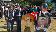 Girne gemi kazasında hayatını kaybeden uzman çavuş Ateş defnedildi