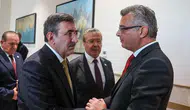 KKTC Cumhurbaşkanı Erhürman, Cevdet Yılmaz’ı kabul etti