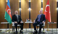 Cumhurbaşkanı Erdoğan ile Aliyev Kırgızistan'da bir araya geldi