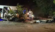 Karabük'te işçi servisi beton direğe çarptı: 3'ü ağır 6 kişi yaralandı