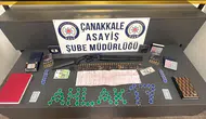 Çanakkale’de huzur operasyonu : Uyuşturucu, silah ve yüklü miktarda para ele geçirildi