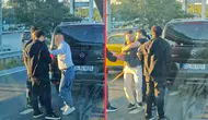Kağıthane’de kaza sonrası ortalık karıştı : Yumruk ve sopalar havada uçuştu