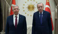 Cumhurbaşkanı Erdoğan, Mansur Yavaş'ı kabul etti