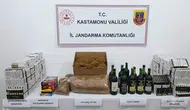 Kastamonu'da kaçakçılık operasyonu : 10 litre sahte içki ele geçirildi