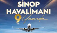Sinop Havalimanı terminal binası hizmette yeni yaşını doldurdu