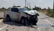 Aksaray'da traktör ile pick-up çarpıştı: Kazada 2 yaralı
