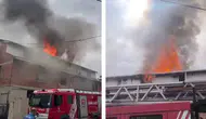 Sultanbeyli'de yangın paniği ! Boşaltılan binanın çatısı yandı