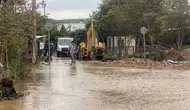 Bursa Mudanya'da siddetli sağanak yağış : Evler ve bahçeler sular altında kaldı