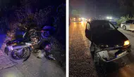 Zonguldak'ta alkollü sürücü dehşeti : Otomobil motosikletle kafa kafaya çarpıştı