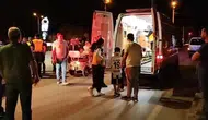 Çorum'da otomobil ile motosiklet çarpıştı : Yaralılar var