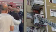Bahçelievler’de balkon faciası : Kopan parçalar yayaya isabet etti