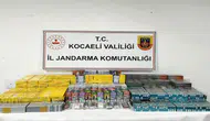 Kocaeli'de araçlardan servet çıktı ! 8 milyon liralık kaçak ürün yakalandı