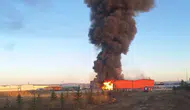 Bolu'da geri dönüşüm fabrikasında yangın çıktı