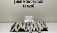 Elazığ'da iş makinesi içerisinde 1 kilo uyuşturucu ele geçirildi
