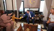 20 günlükken enkazdan kurtarılmıştı : Kerem bebek ailesiyle Vali Masatlı'yı ziyaret etti