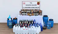 Sakarya’da kaçak içki operasyonu : 400 litre etil alkol ele geçirildi