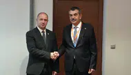 Bakan Tekin, Kırgız mevkidaşı Kendirbaeva ile görüştü