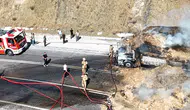 Isparta'da fırtına senaryolu tatbikatta ekipler alarma geçti