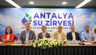 Antalya'da su zirvesi öncesi kritik toplantı : Kentsel ve sanayi su yönetimi masaya yatırıldı