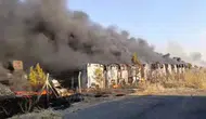 Mardin'de hurda araç alanında yangın
