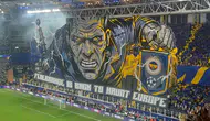 Fenerbahçe taraftarlarından Roma maçında dev koreografi!