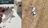 Van'da dronla tespit edilen yasa dışı avcıya ceza yağdı