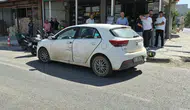 Adıyaman'da motosiklet ile otomobil çarpıştı : Sürücü yaralandı