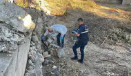 Karaman'da bir evin bahçesinde pompalı tüfek bulundu