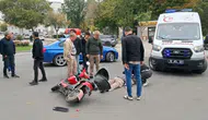 Karaman’da otomobille elektrikli bisiklet çarpıştı : 83 yaşındaki sürücü yaralandı