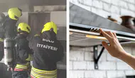 Bolu'da mutfakta yangın : Alev alan aspiratör bina dışına çıkarıldı