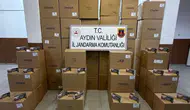 Aydın'da kaçakçılık operasyonu : 630 bin makaron ele geçirildi