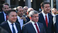 Ahmet Davutoğlu, 'Cumhurbaşkanına hakaret' soruşturmasında ifade verdi