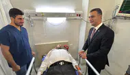 Konya'da trafik kazası : 73 yaşındaki Kıbrıs gazisi yaralandı