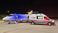 Batman'da 50 günlük Eylül bebek tedavi için ambulans uçakla Konya'ya sevk edildi