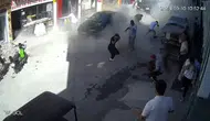 Konya'da yangın çıkan buzdolabı patladı: O anlar kamerada